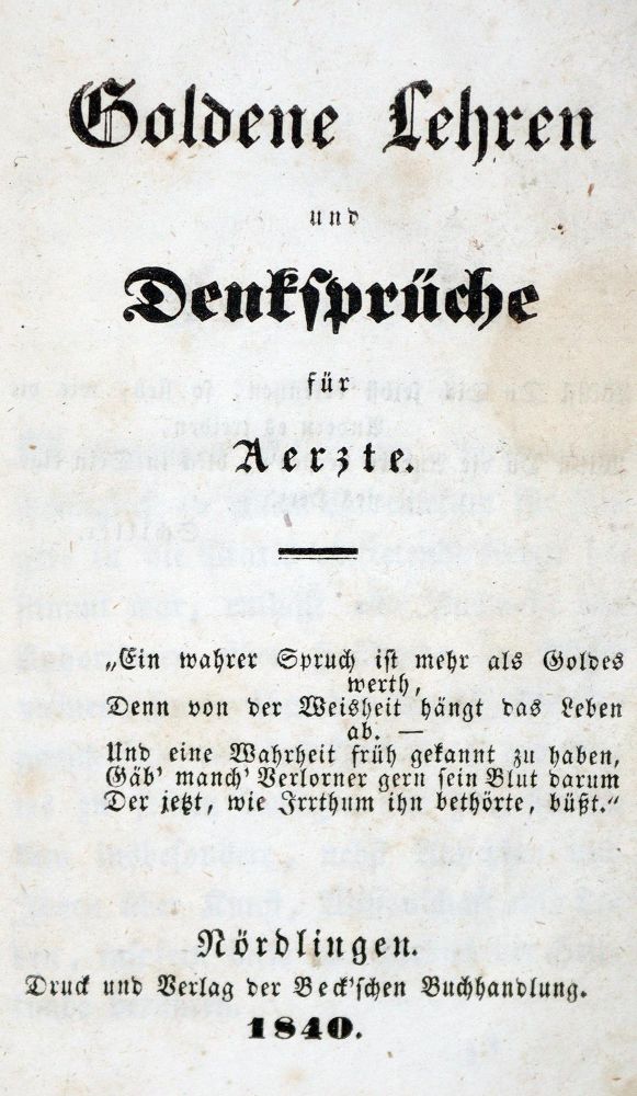 Große Abbildung Nr.1: 128-1885 Sammlung: (Medizin)