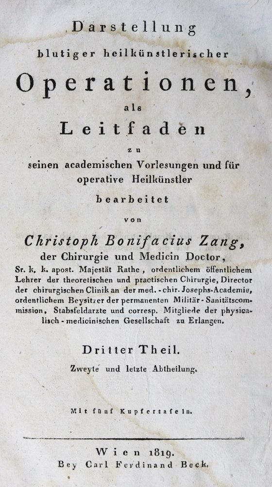 Große Abbildung Nr.4: 128-1895 Zang,C.B.: (Medizin)