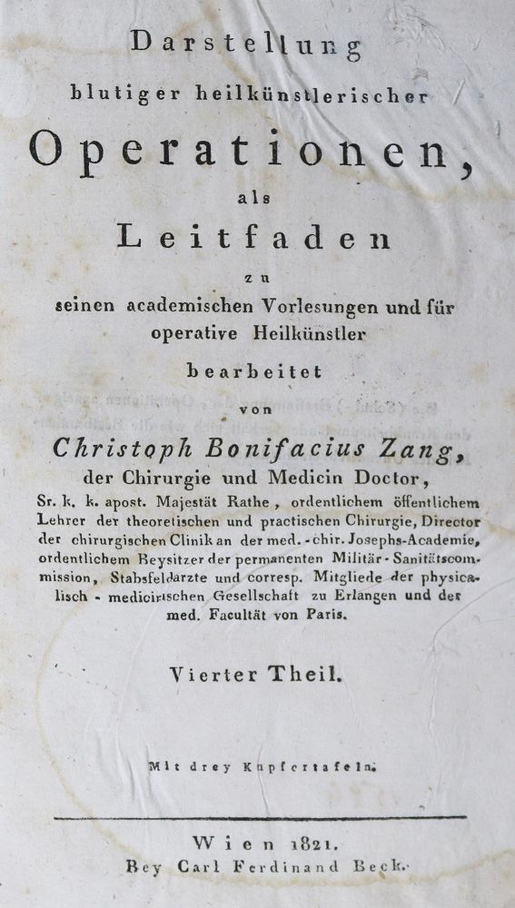 Große Abbildung Nr.5: 128-1895 Zang,C.B.: (Medizin)