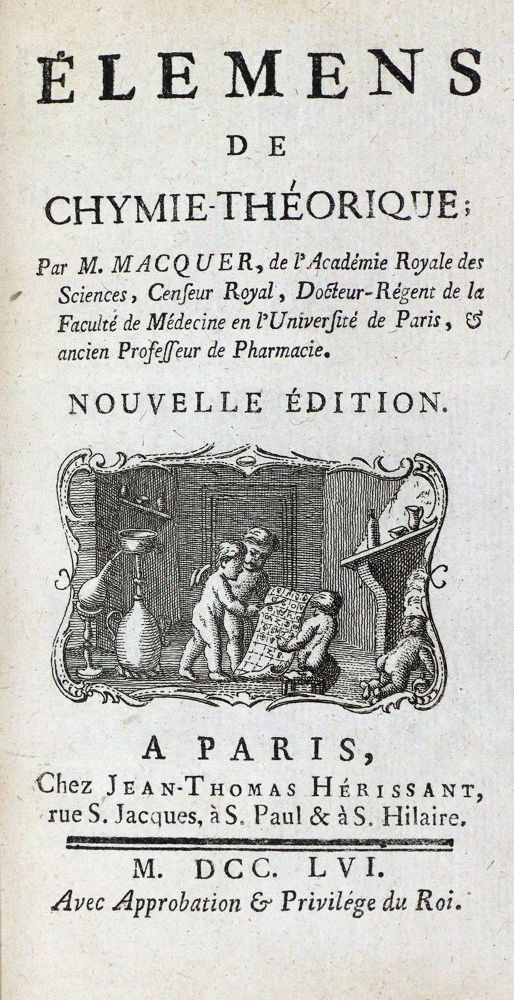Große Abbildung Nr.2: 128-191 Macquer,(P.J.).: (ZZRückgänge Sgl. Prof. Büttner Teil 1 und 2)