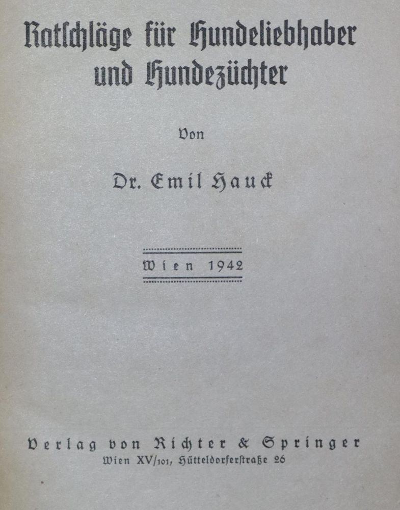 Große Abbildung Nr.1: 128-1915 Sammlung: (Zoologie, Hunde)
