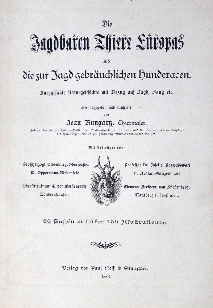 Große Abbildung Nr.1: 128-1920 Walther,F.L.: (Zoologie, Hunde)