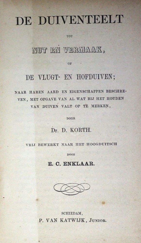 Große Abbildung Nr.1: 128-1974 Korth,D.: (Zoologie, Vögel, Tauben)
