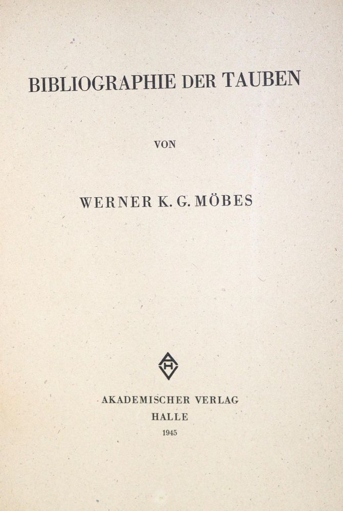 Große Abbildung Nr.1: 128-1981 Möbes,W.K.G.: (Zoologie, Vögel, Tauben)