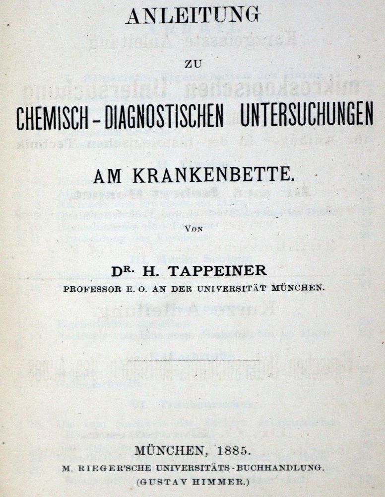 Große Abbildung Nr.1: 128-20 Diagnostik.: (Aus der Sammlung Professor Dr.Dr.Johannes Büttner Teil 1)