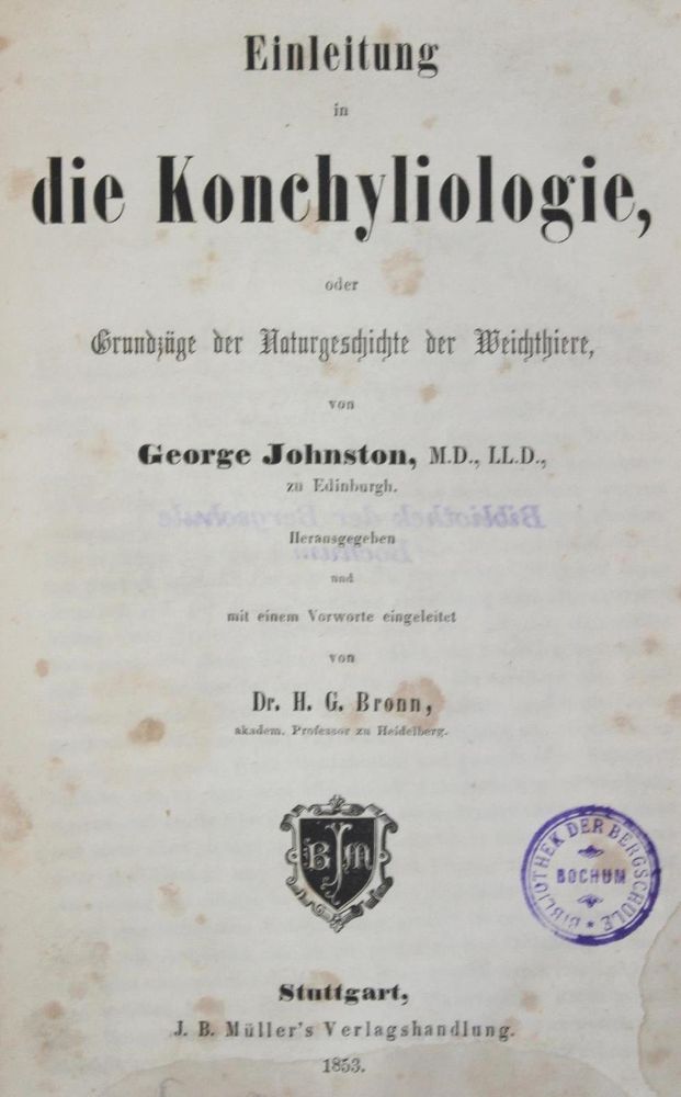 Große Abbildung Nr.1: 128-2008 Johnston,G.: (Zoologie, Weichtiere)