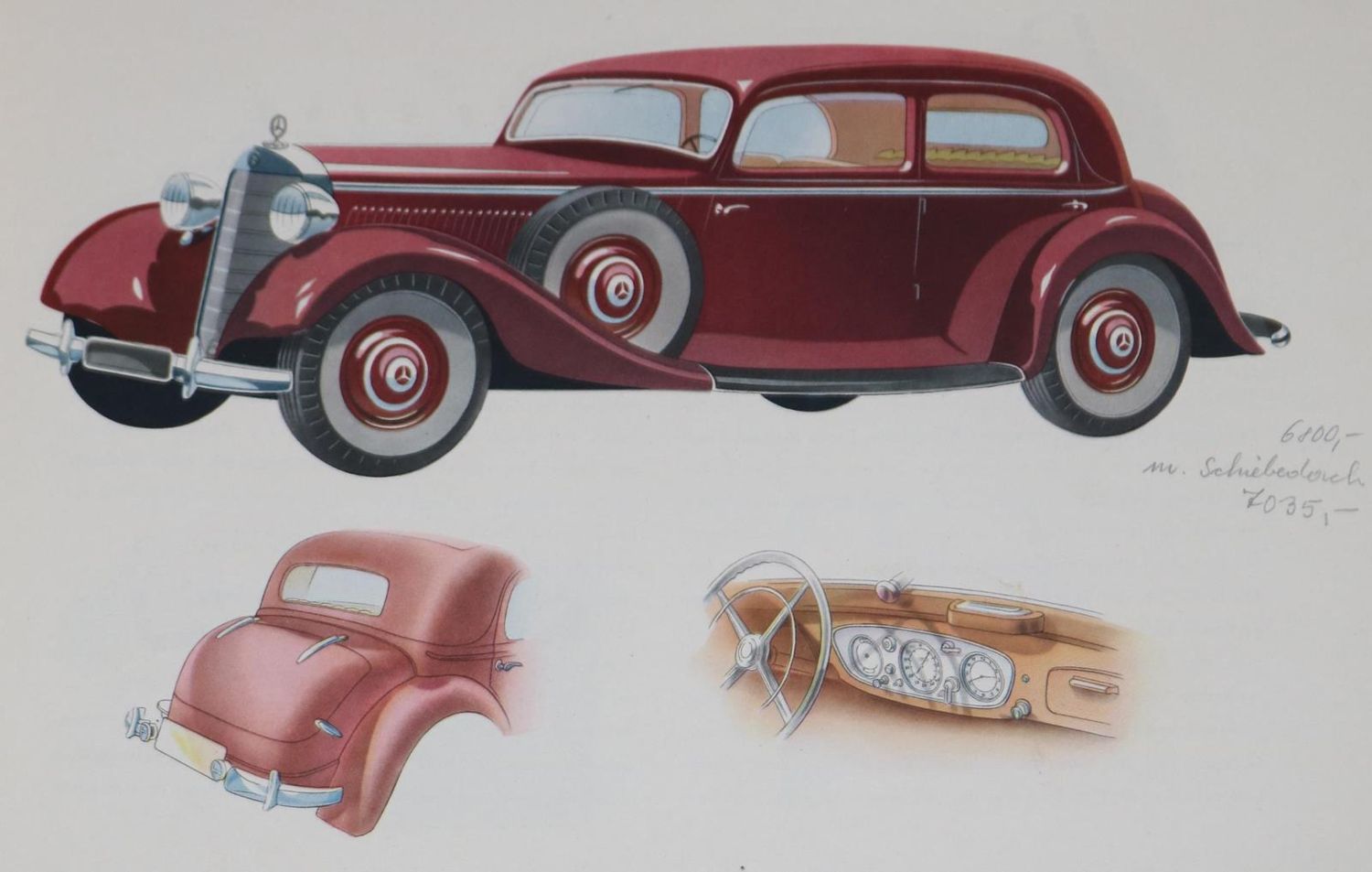 Große Abbildung Nr.11: 128-2023 Mercedes-Benz.: (Verschiedene Gebiete - Varia, Auto)