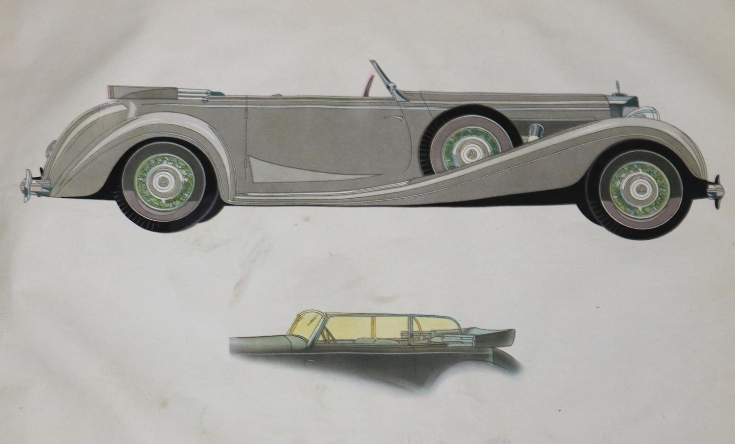 Große Abbildung Nr.11: 128-2024 Mercedes-Benz.: (Verschiedene Gebiete - Varia, Auto)