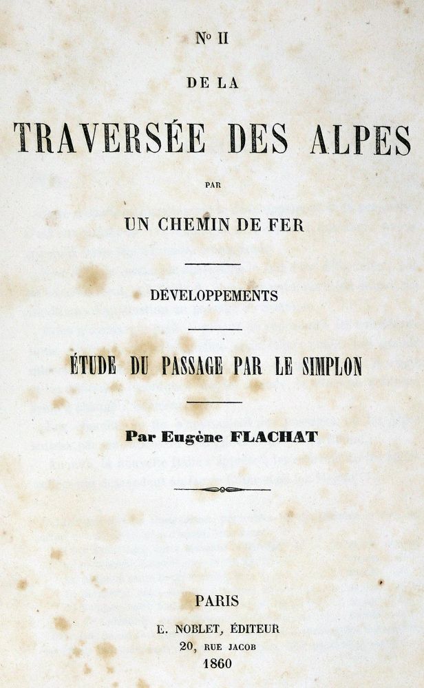 Große Abbildung Nr.1: 128-2045 Flachat,E.: (Verschiedene Gebiete - Varia, Eisenbahn)