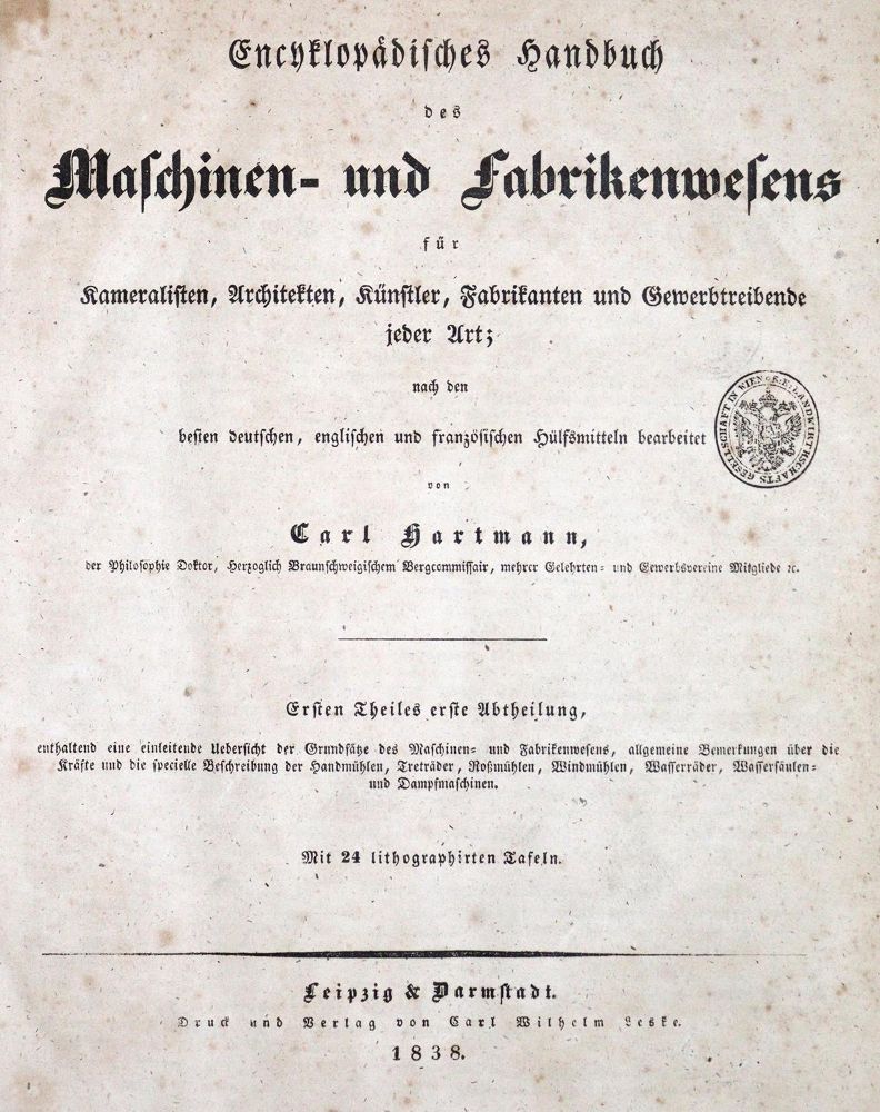 Große Abbildung Nr.1: 128-2064 Hartmann,C.: (Verschiedene Gebiete - Varia)