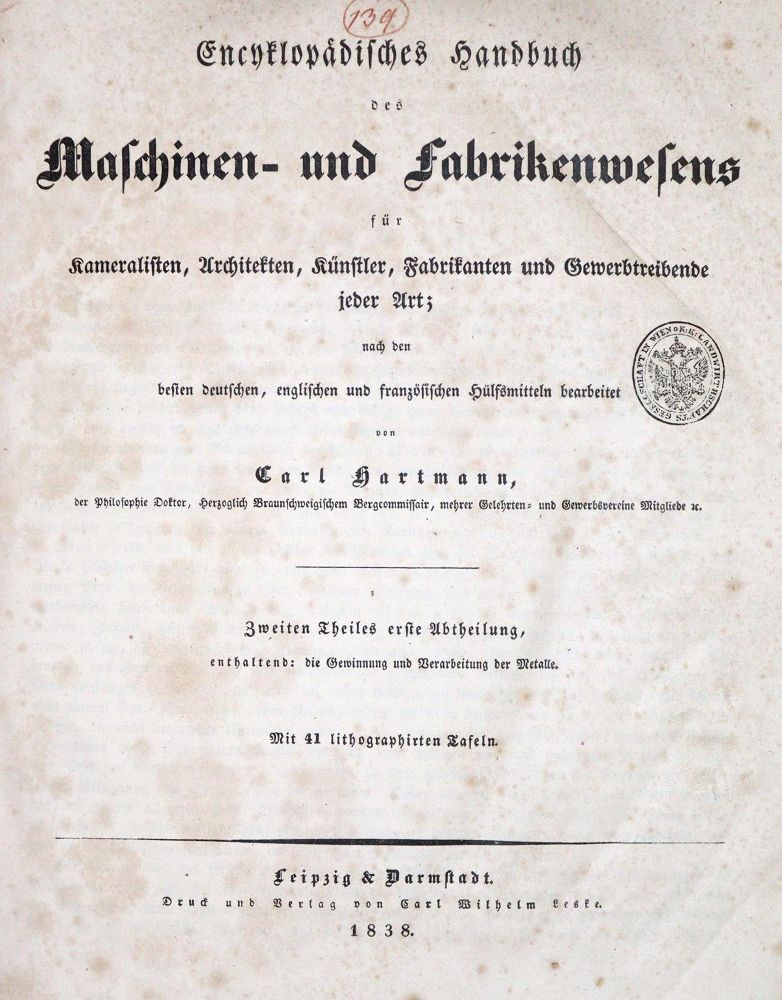 Große Abbildung Nr.2: 128-2064 Hartmann,C.: (Verschiedene Gebiete - Varia)