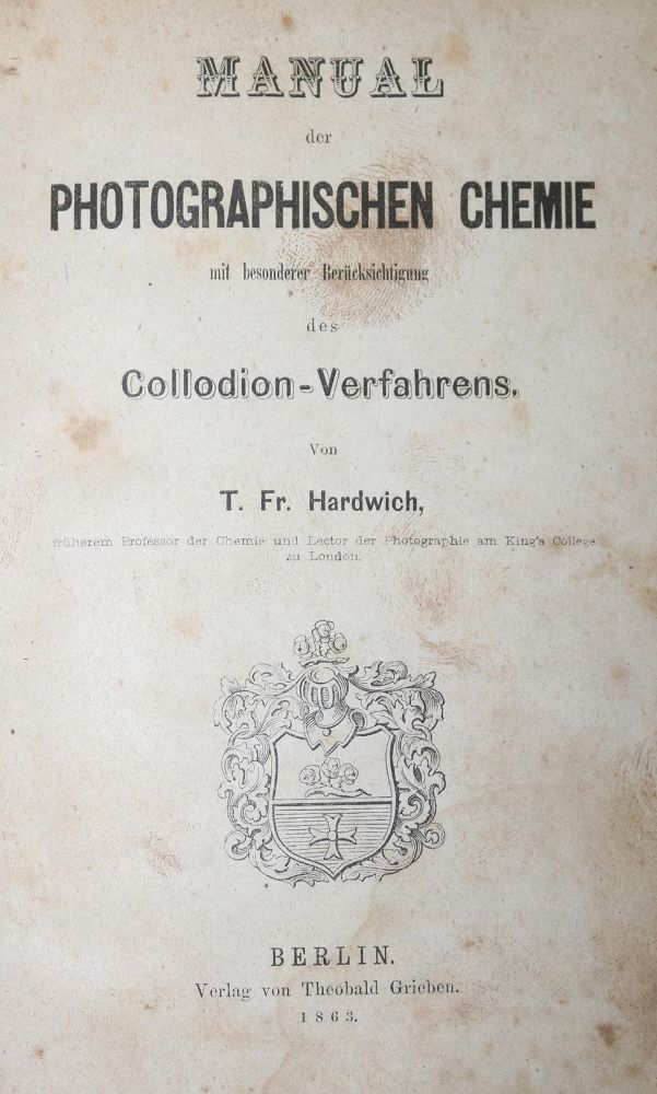 Große Abbildung Nr.1: 128-2091 Liesegang,P.E. (Hrsg.).: (Verschiedene Gebiete - Varia, Photographie)