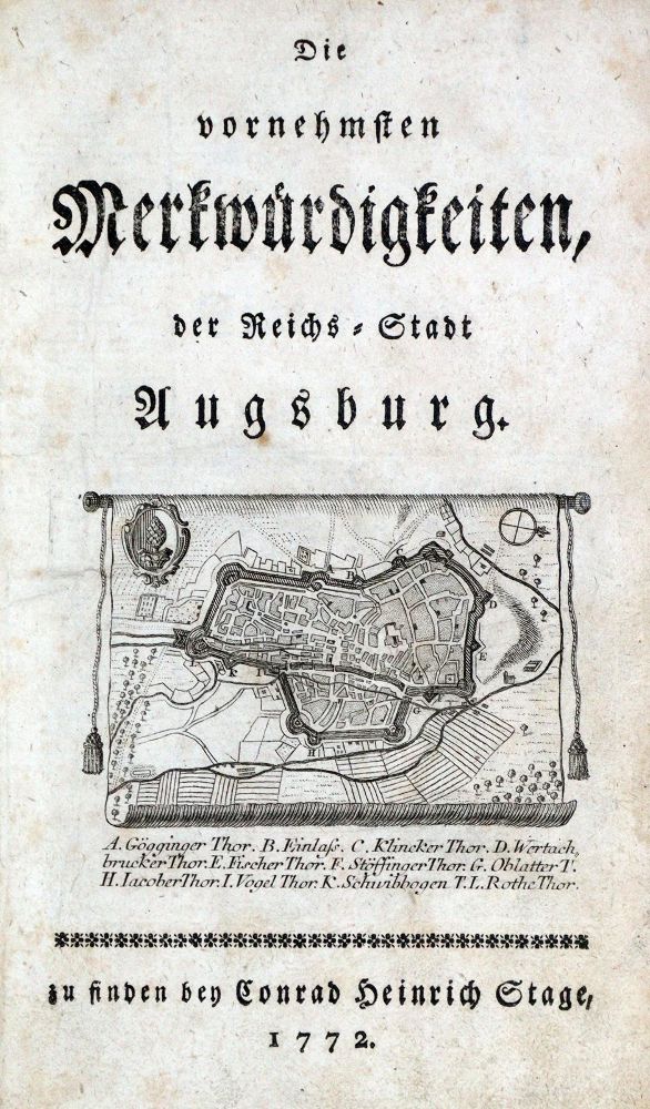 Große Abbildung Nr.1: 128-2175 (Stetten,P.v.).: (Deutschland, Augsburg)