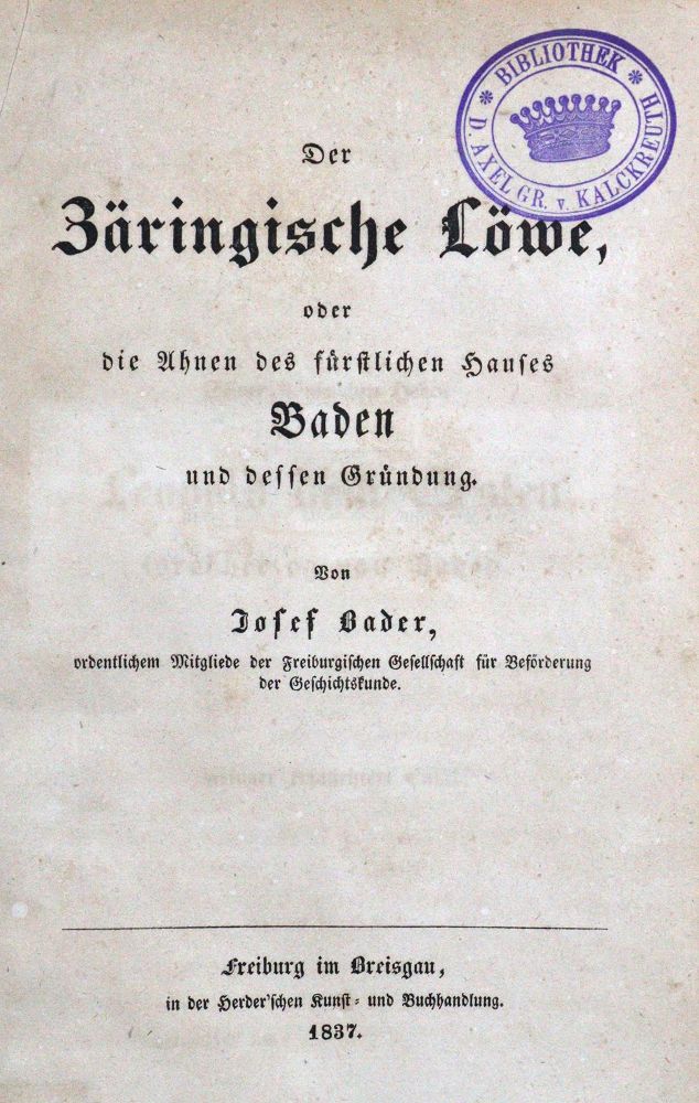 Große Abbildung Nr.1: 128-2178 Bader,J.: (Deutschland, Baden)
