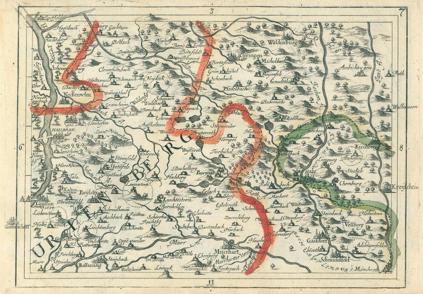 Große Abbildung Nr.2: 128-2187 Hurter,J.C.: (Deutschland, Baden-Württemberg)