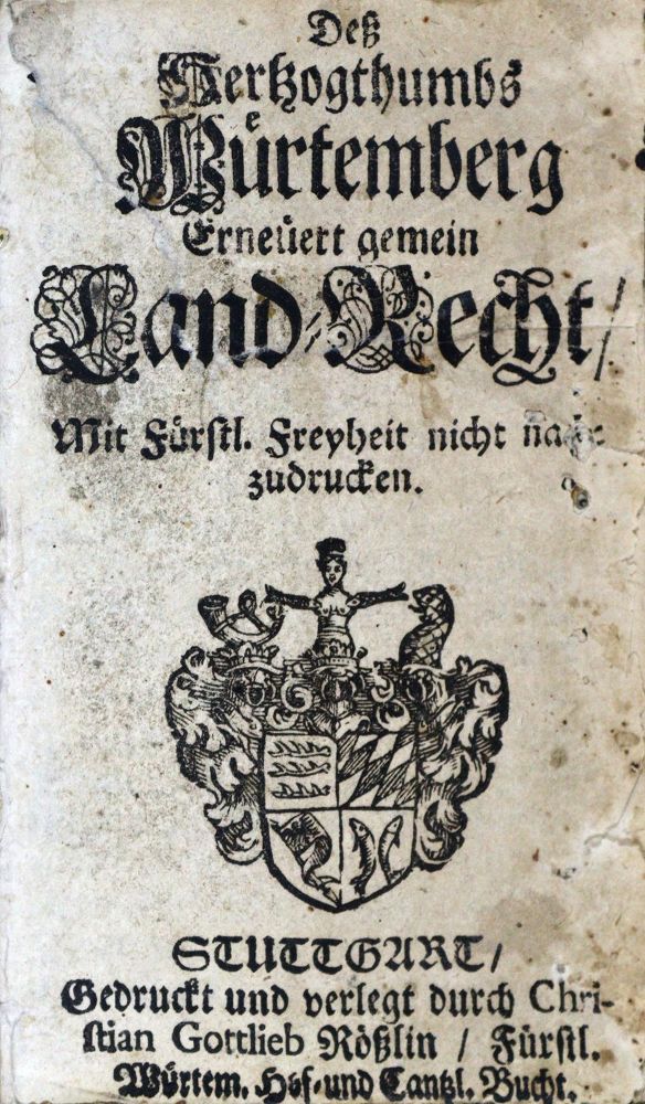 Große Abbildung Nr.1: 128-2188 Land-Recht,: (Deutschland, Baden-Württemberg)