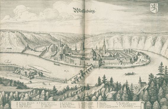 Große Abbildung Nr.1: 128-2200 (Zeiller, M.),: (Deutschland, Bayern, Elsass)