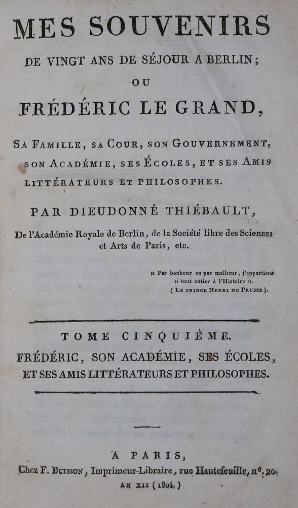 Große Abbildung Nr.1: 128-2238 Thiebault,D.: (Deutschland, Friedrich II.)