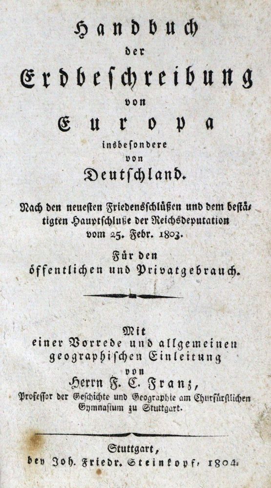 Große Abbildung Nr.1: 128-2268 (Lotter,C.L. u. P.W.G.Hausleutner).: (Deutschland)