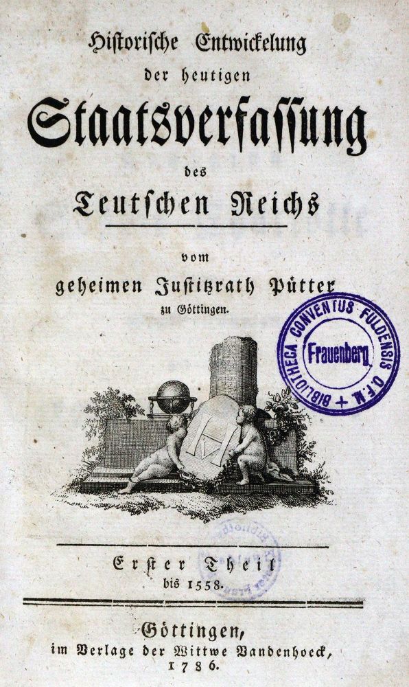 Große Abbildung Nr.1: 128-2295 Pütter,J.S.: (Deutschland)