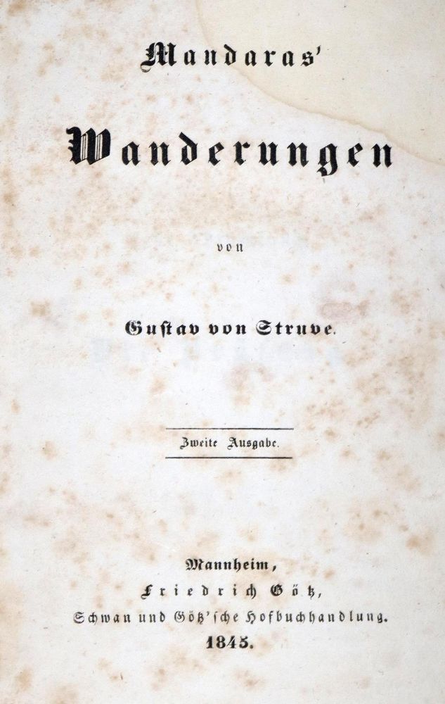 Große Abbildung Nr.1: 128-2303 Struve,G.v.: (Deutschland, Revolution 1848/49 - Vormärz - Politik)
