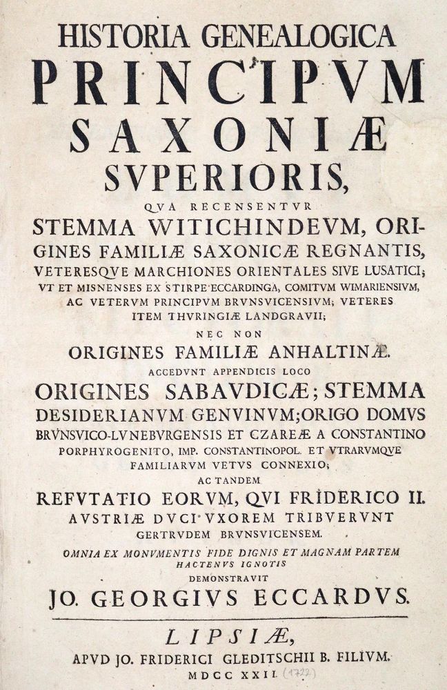 Große Abbildung Nr.1: 128-2318 Eccard,J.G.: (Deutschland, Sachsen)