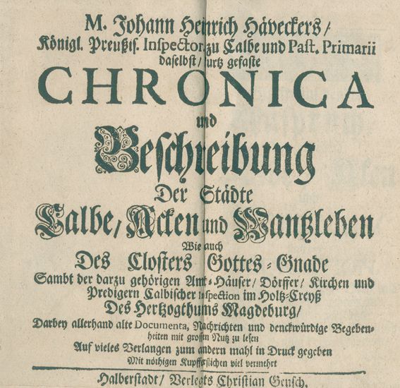 Große Abbildung Nr.1: 128-2319 Hävecker,J.H.: (Deutschland, Sachsen-Anhalt)