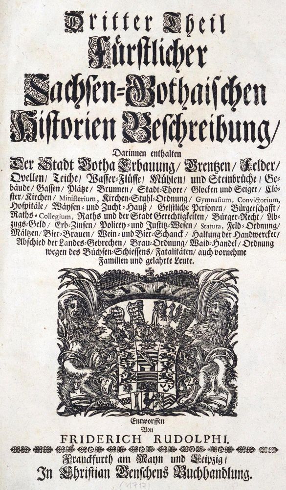 Große Abbildung Nr.1: 128-2321 Rudolphi,F. u. H.B.v. Gleichenstein.: (Deutschland, Sachsen)
