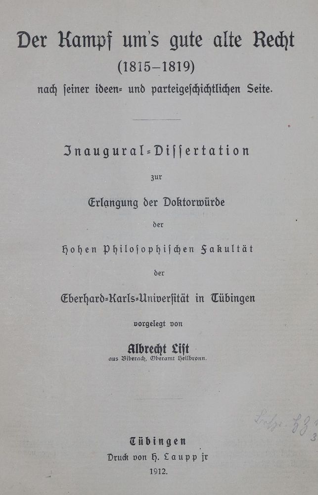Große Abbildung Nr.1: 128-2355 Sammlung: (Deutschland, Württemberg)