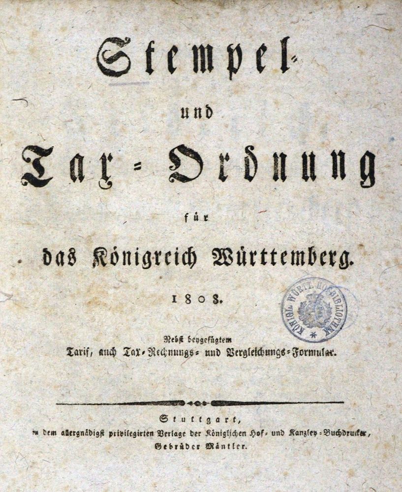 Große Abbildung Nr.2: 128-2357 Sammlung: (Deutschland, Württemberg)