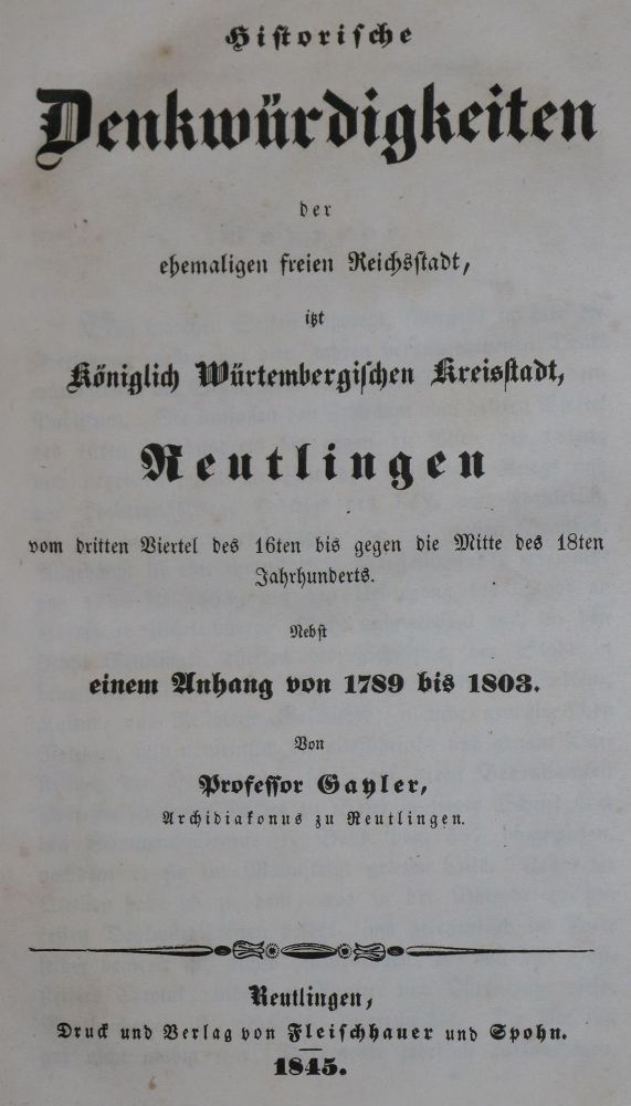 Große Abbildung Nr.1: 128-2360 Sammlung: (Deutschland, Württemberg)
