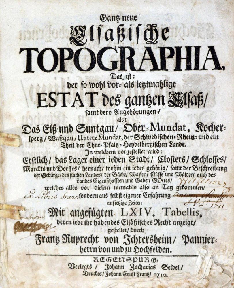 Große Abbildung Nr.1: 128-2374 Ichtersheim,F.R.v.: (Frankreich, Elsass)