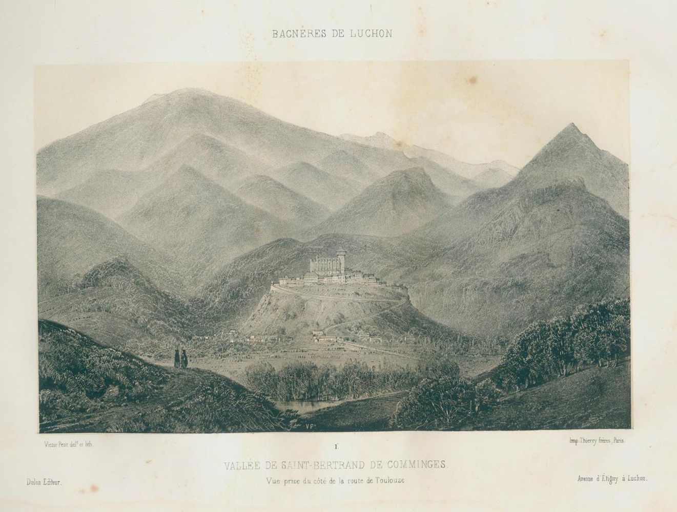 Große Abbildung Nr.2: 128-2382 Petit,V.: (Frankreich, Luchon)