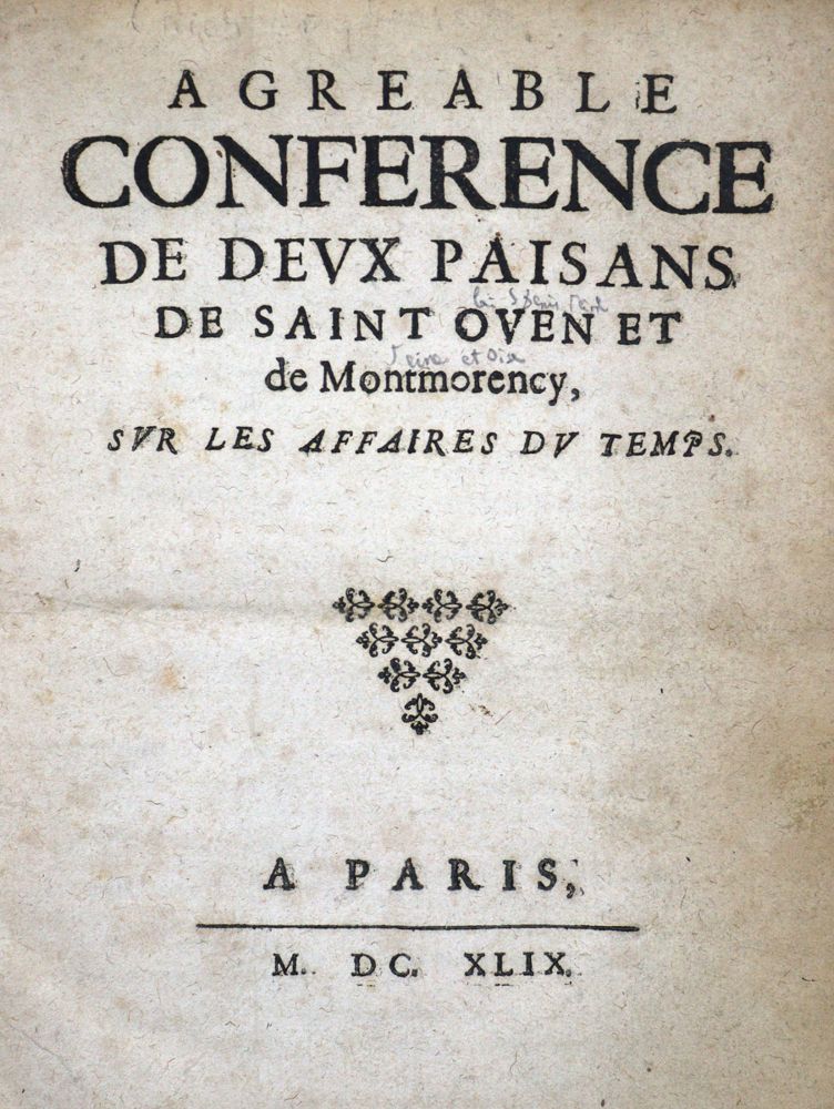 Große Abbildung Nr.1: 128-2384 (Richer,L.).: (Frankreich, Mazarinaden)