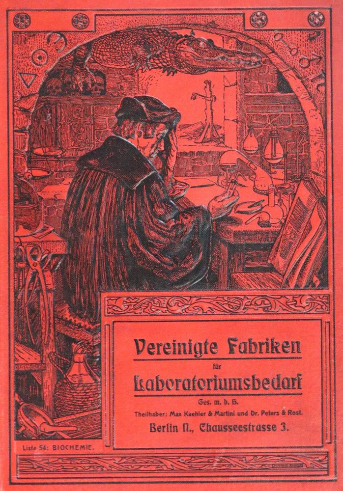 Große Abbildung Nr.1: 128-239 Vereinigte Fabriken für Laboratoriums-Bedarf.: (ZZRückgänge Sgl. Prof. Büttner Teil 1 und 2)