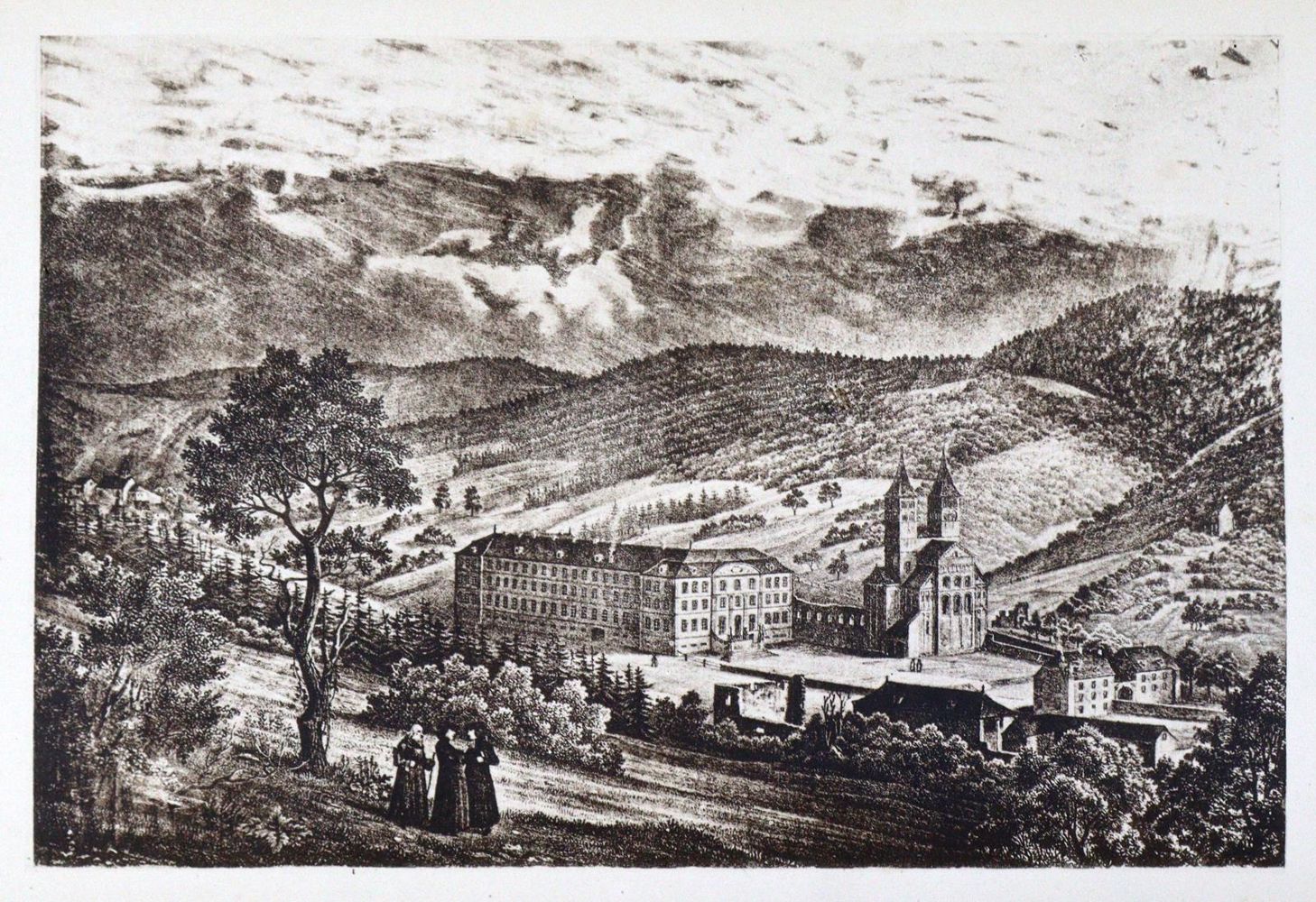 Große Abbildung Nr.2: 128-2395 Gatrio,A.: (Frankreich, Vogesen, Murbach)