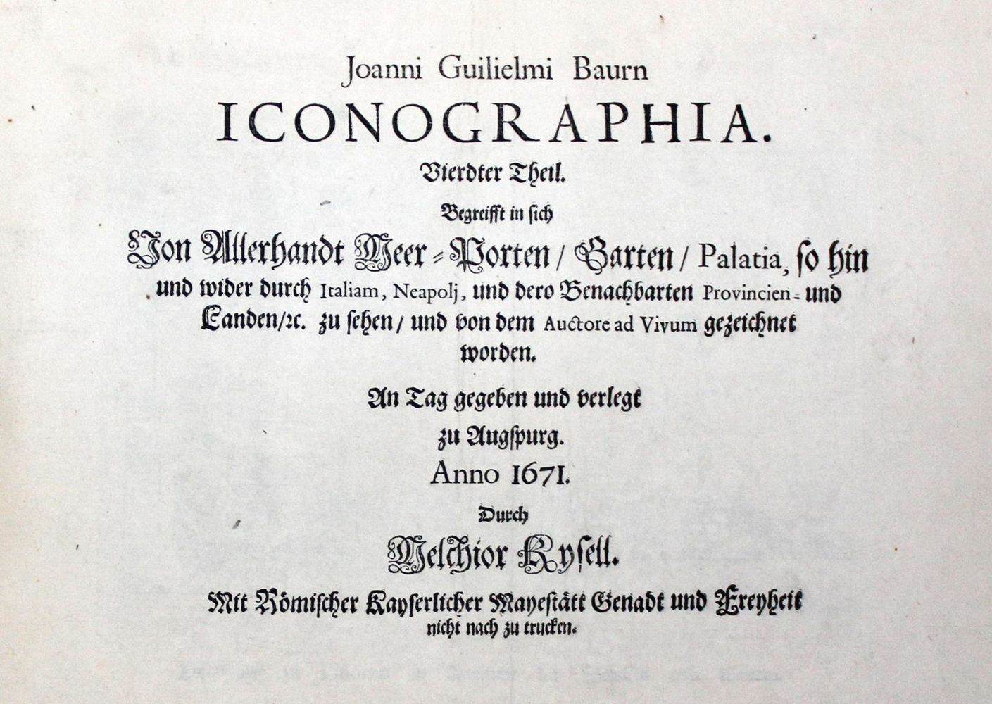 Große Abbildung Nr.1: 128-2398 Baur,J.W.: (Italien)
