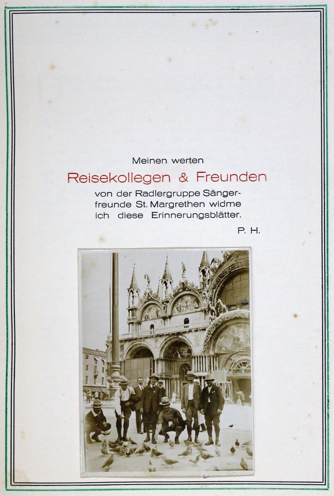 Große Abbildung Nr.2: 128-2418 Huwiler,P. u.a.: (Italien, Venedig, Fahrrad)