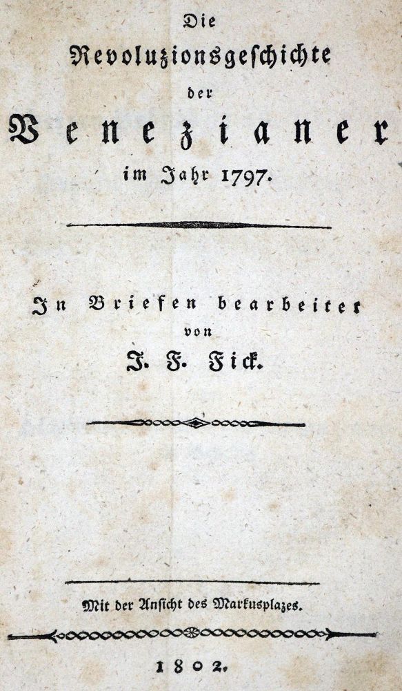 Große Abbildung Nr.2: 128-2419 Fick,J.F.: (Italien, Venedig)