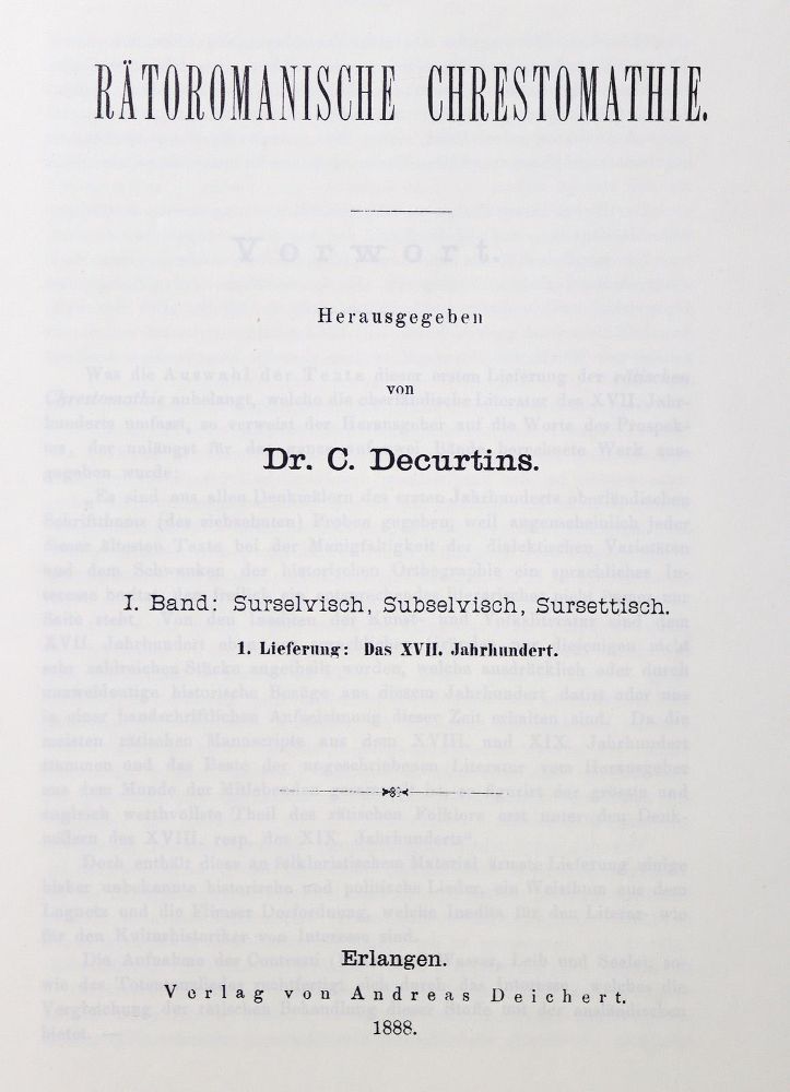Große Abbildung Nr.1: 128-2441 Decurtins,K.: (Schweiz)