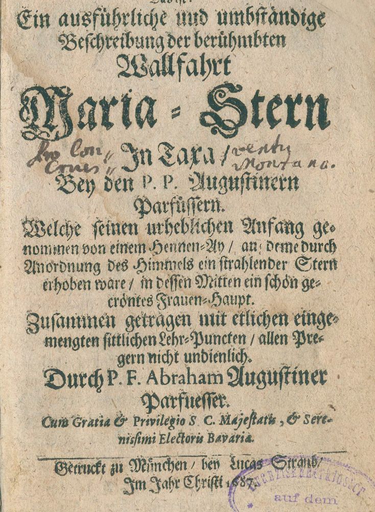 Große Abbildung Nr.2: 128-245 Abraham a Santa Clara (d.i. U.Megerle).: (Alte Drucke, Handschriften und Theologie)