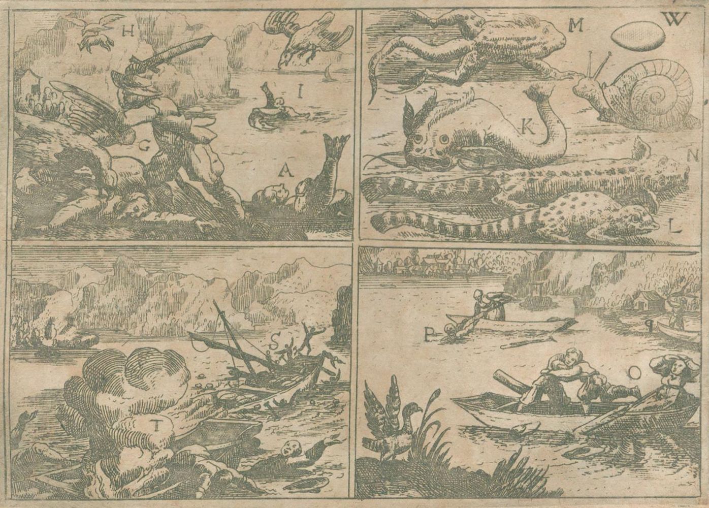 Große Abbildung Nr.2: 128-2452 Cysat,J.L.: (Schweiz, Luzern, Vierwaldstättersee)