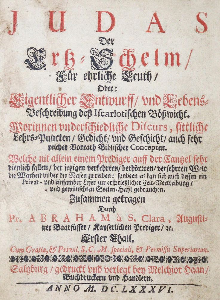 Große Abbildung Nr.1: 128-246 (Abraham a Santa Clara, d.i. U.Megerle zugeschrieben).: (Alte Drucke, Handschriften und Theologie)
