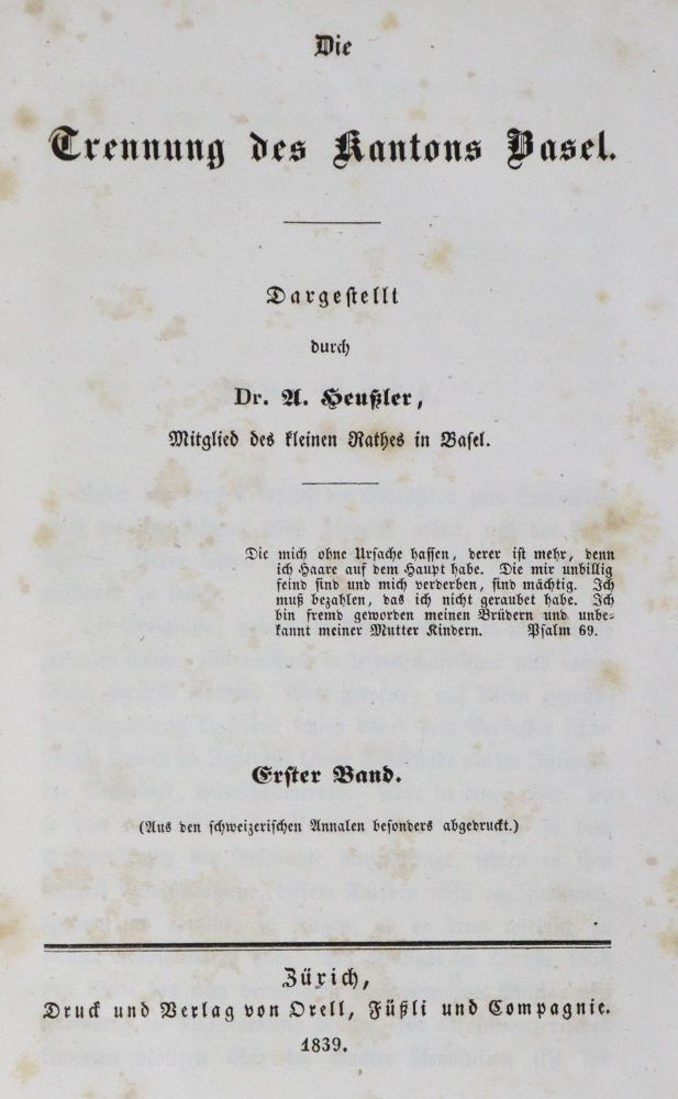 Große Abbildung Nr.2: 128-2461 Sammlung: (Schweiz)