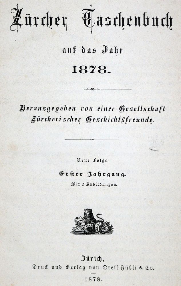 Große Abbildung Nr.1: 128-2470 Meyer,C.F.: (Schweiz, Zürich)