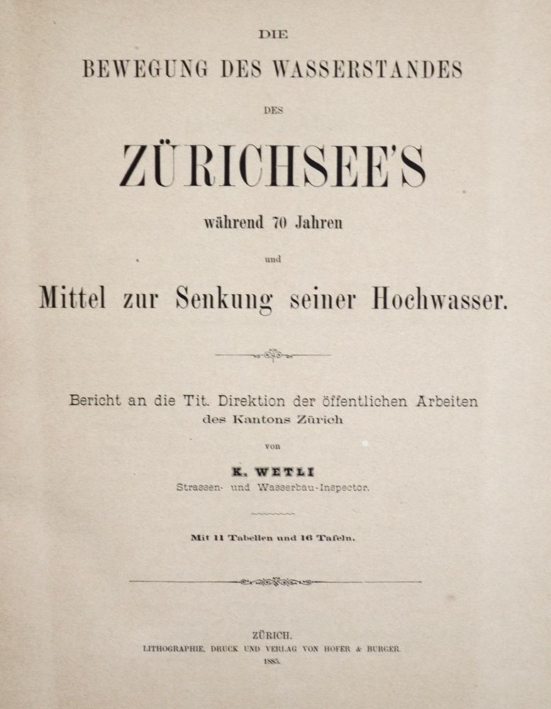 Große Abbildung Nr.1: 128-2471 Wetli,K.: (Schweiz, Zürich)