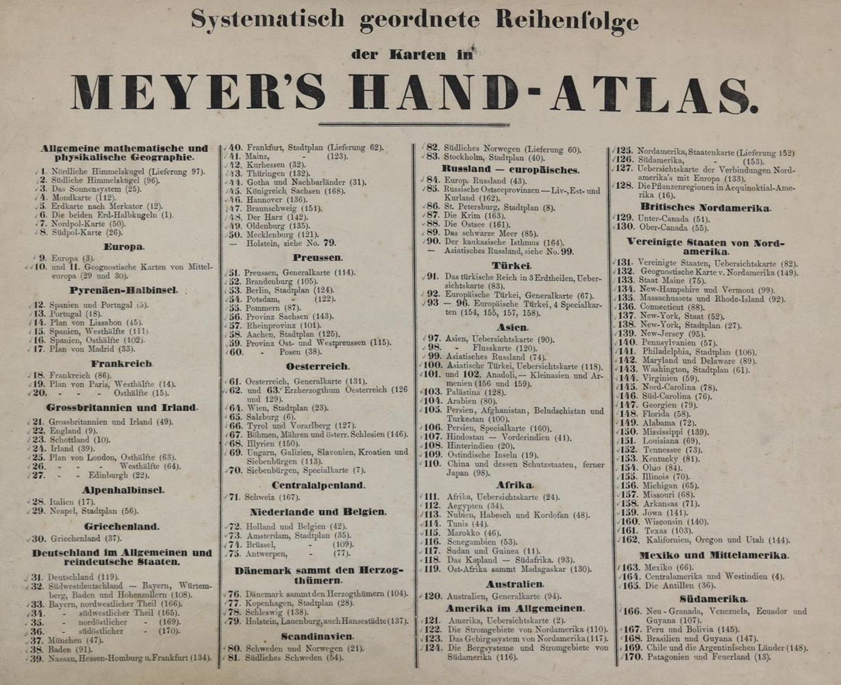 Große Abbildung Nr.8: 128-2492 Meyer,J.: (Verschiedene Länder - Geschichte, Atlanten)