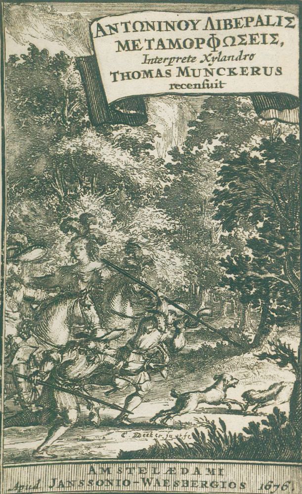 Große Abbildung Nr.1: 128-250 Antonius Liberalis.: (Alte Drucke, Handschriften und Theologie)