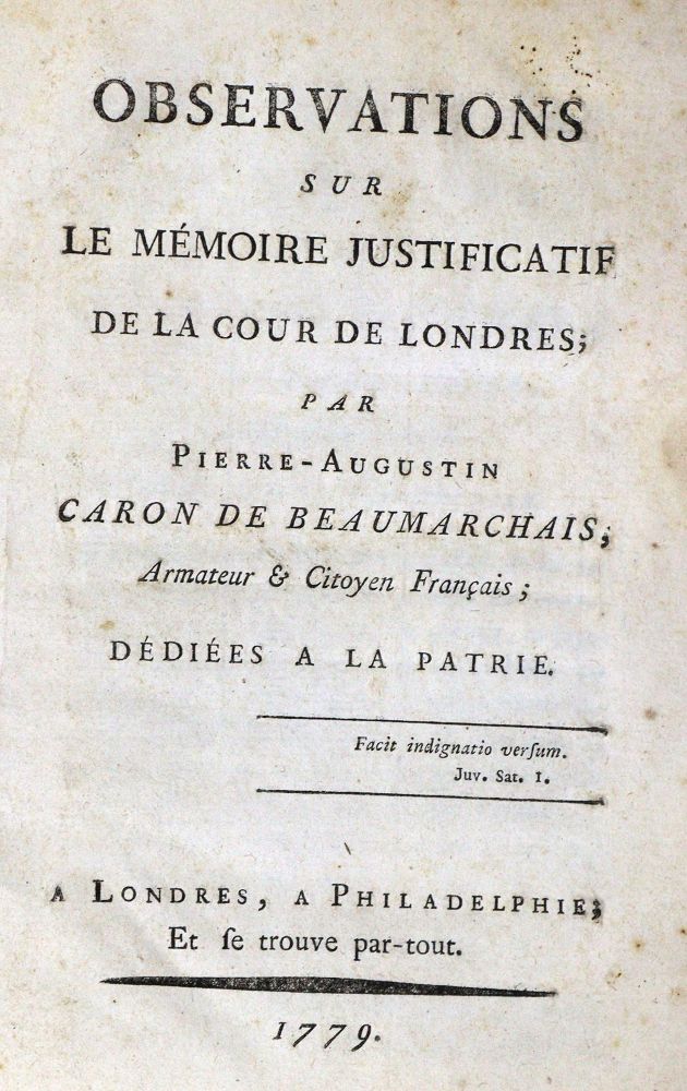Große Abbildung Nr.1: 128-2513 Beaumarchais,P.A.C.de.: (Verschiedene Länder - Geschichte)