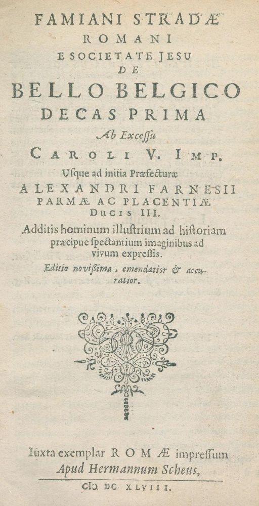 Große Abbildung Nr.2: 128-2517 Strada,F.: (Verschiedene Länder - Geschichte, Benelux)